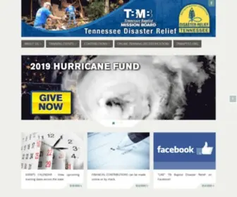 Tndisasterrelief.org(Tennessee Baptist Disaster Relief) Screenshot