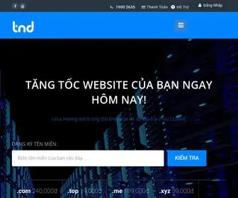 TND.vn(Web Hosting Việt Nam) Screenshot