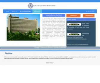 Tnebltd.org(Tamil Nadu Electricity Board (TNEB)) Screenshot