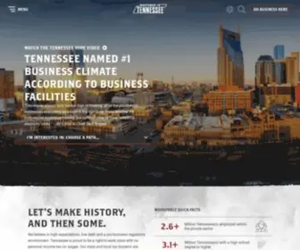 TneCD.com(The Tennessee Department of Economic & Community Development) Screenshot