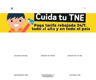 Tne.cl(TARJETA NACIONAL DEL ESTUDIANTE) Screenshot