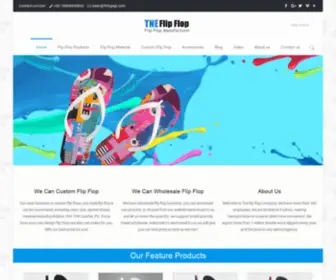 Tneflipflop.com(Flip Flop Manufacturers) Screenshot