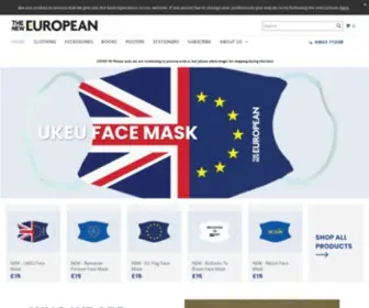 Tneshop.co.uk(The New European) Screenshot