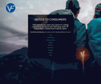 TNfjacketsclearan.com(NOTICE TO CONSUMERS) Screenshot