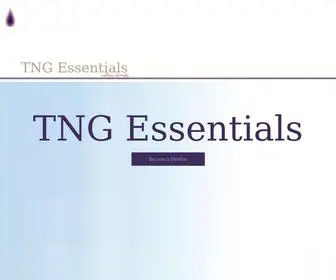 Tngessentials.com(TNG Essentials) Screenshot