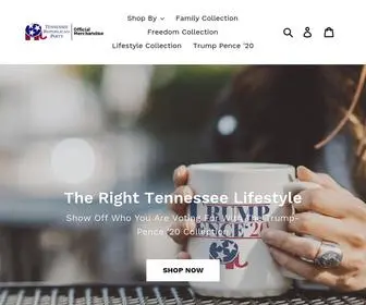 TngopStore.com(Tennessee Republican Party Official Merchandise) Screenshot