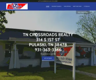 Tnhomes4You.com(TN Crossroads Realty in Pulaski) Screenshot