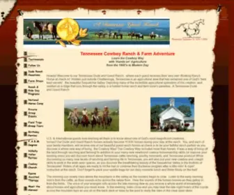 Tnhorsevacation.com(Cowboy Dude Ranch Vacation in Tennessee) Screenshot