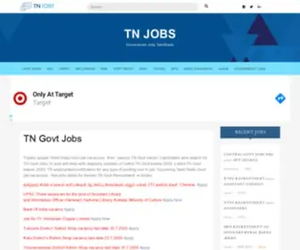 Tnjobs.co.in(Tnjobs) Screenshot