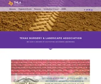 Tnlaonline.org(Texas Nursery & Landscape Association) Screenshot