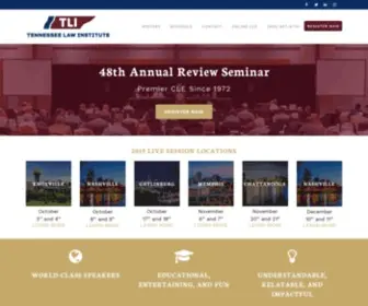 Tnlawinstitute.com(Tennessee Law Institute) Screenshot