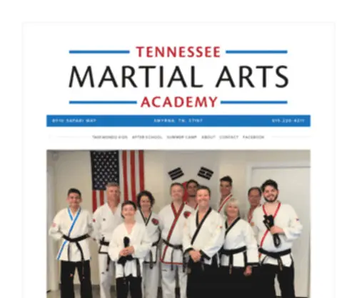 Tnmaa.com(Tennessee Martial Arts Academy) Screenshot