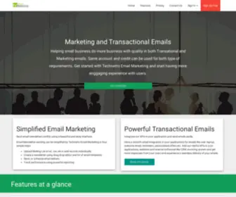 Tnmails.com(Email Marketing Services in India) Screenshot