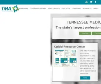 Tnmed.org(Tennessee Medical Association) Screenshot