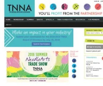 Tnna.org(The National Needlearts Association) Screenshot