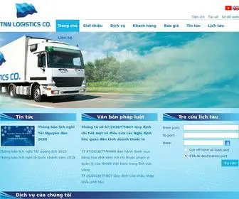 TNnlogistics.com.vn(N TNN) Screenshot