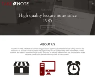 Tnote.com(TakeNote) Screenshot