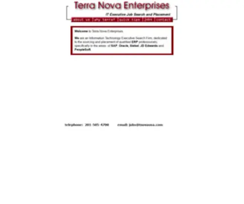 Tnovausa.com(Terra Nova Enterprises) Screenshot