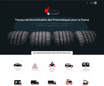 TNPF.fr(Travaux de Normalisation des Pneumatiques pour la France) Screenshot