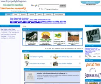 TNpropertylisting.com(Real estate free ads in kanyakumari district) Screenshot