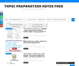 TNPScnotes.com(TNPSC PREPARATION NOTES FREE) Screenshot