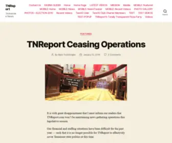 Tnreport.com(Tennessee News) Screenshot