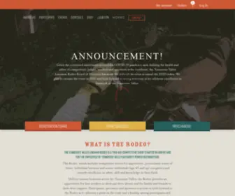 Tnrodeo.com(Tennessee Valley Lineman Rodeo) Screenshot
