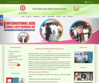 Tnsacs.in(Tamil Nadu State AIDS Control Society) Screenshot