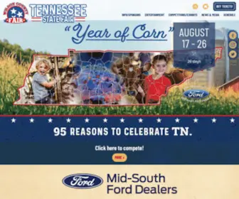 TNstatefair.org(Tennessee State Fair) Screenshot