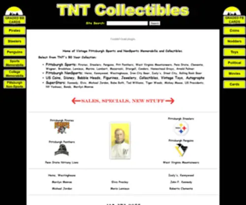 TNT-Collectibles.com(My Blog) Screenshot