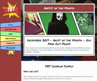 TNtcosplaysupply.com(TNT Cosplay Supply) Screenshot