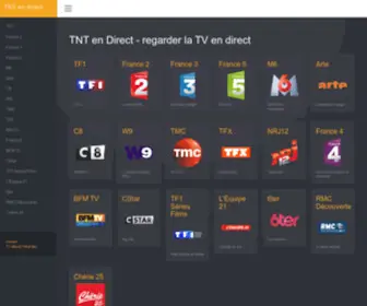 Tntendirect.com(TNT en Direct) Screenshot