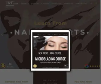 Tntinstitute.com(Nail Products One Stop Nails & Lashes Store) Screenshot