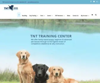 TNtkennels.com(TNT Training Center) Screenshot