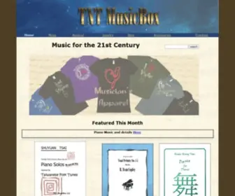 TNtmusicbox.com(TNT MusicBox) Screenshot