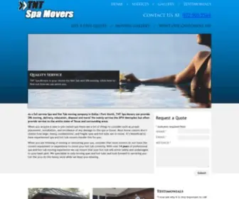 TNTspamover.com(TNT Spa Mover's) Screenshot