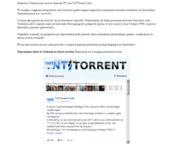 TNttorrent.info(Największy darmowy katalog torrent. Najlepsze i najbardziej torrentowe torrenty) Screenshot