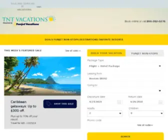 TNtvacations.com(Funjet Vacations) Screenshot