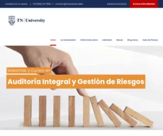Tnuniversity.edu.mx(TN university) Screenshot