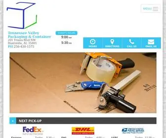 Tnvalleypackaging.com(Packing, Shipping, Mailing) Screenshot