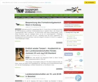 TNW.de(Tanzsport in Nordrhein) Screenshot