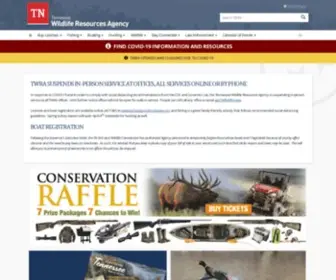 Tnwildlife.org(Tennessee Wildlife Resources Agency) Screenshot