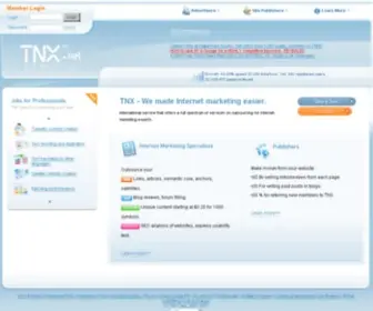 TNX.net(Multipurpose Landing Page with Page Builder) Screenshot