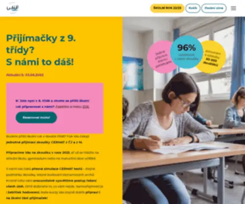 TO-Das.cz(Příprava na přijímací zkoušky z 9. třídy s vysokou úspěšností) Screenshot