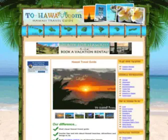 TO-Hawaii.com(Hawaii Travel Guide) Screenshot