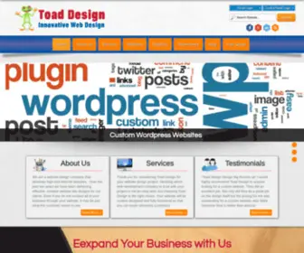 Toad-Design.com(Web Design Company) Screenshot