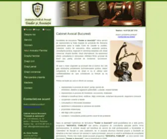 Toadersiasociatii.ro(Avocat Bucuresti) Screenshot