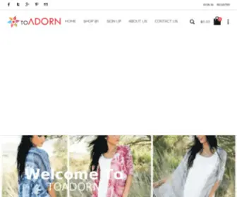 Toadorn.com(ToAdorn) Screenshot