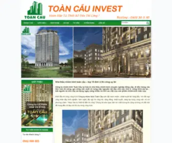 Toancauinvest.com(Nhà thầu nhôm kính Toàn Cầu) Screenshot