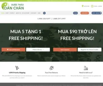 Toanchan.com(Dược Thảo Toàn Chân) Screenshot